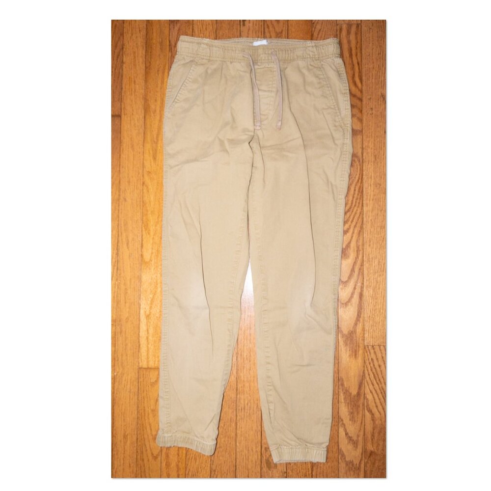 Old Navy Men's Tan Joggers Size Small Cotton